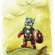 Illustration for article titled Sweet superhero illustrations channel Winnie-the-Pooh